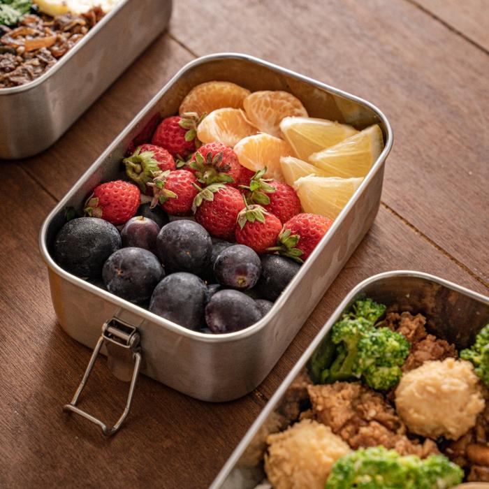 Gambar Kotak Makan / Lunch Box Stainless Square UG-183 A dari Emery Storage undefined Tokopedia