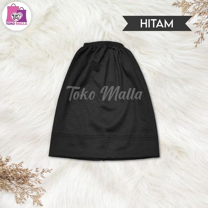 Gambar Ciput Arab Dewasa Dalaman kerudung Anti Budek Pusing Bahan Rayon Premium dan Kaos Anak Jilbab Kerudung Daleman Cepol Bandana Wanita - Hitam, Kaos dari Toko malla undefined Tokopedia