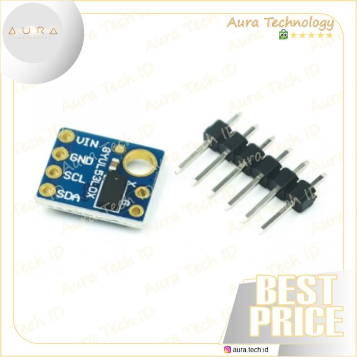 Gambar Sensor Jarak VL53L0X Distance Laser Sonar Lidar Arduino GY-510 ToF - Biru dari Aura Tech ID undefined Tokopedia