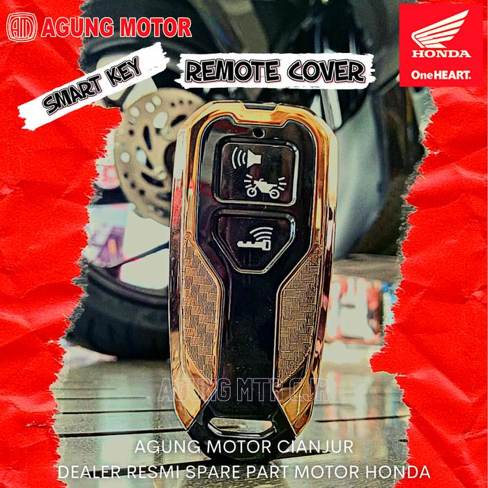 Gambar SMART KEY REMOTE COVER HONDA PCX 160 / ADV 160 / VARIO 125 & VARIO 160 - EMAS dari Sparepart Agung Motor_NEW undefined Tokopedia