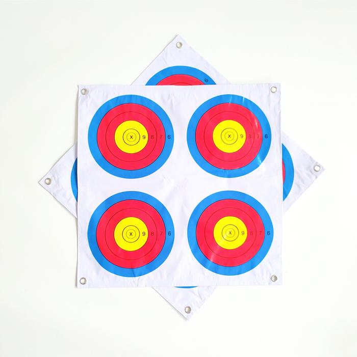 Gambar FACE TARGET PANAHAN UKURAN 50 X 50 BAHAN MMT - PRINT TARGET PANAHAN - 4 MATA dari Enigma Zone undefined Tokopedia