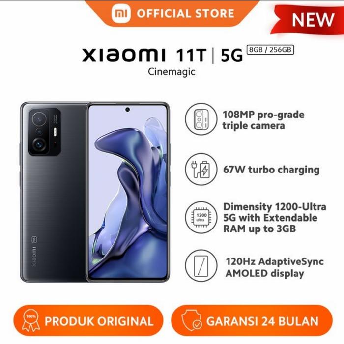 Gambar xiaomi mi 11t 5g 8/256 garansi resmi - Hitam dari Ge2gadget undefined Tokopedia
