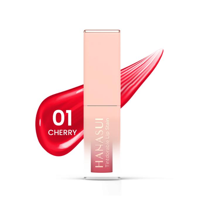 Gambar HANASUI Tintdorable Lip Stain | Lip Tint | BPOM | HALAL | Liptint lipstick kosmetik bibir aqua jelly tint transferproof - 01.Cherry dari RatuCosmetic8 undefined Tokopedia
