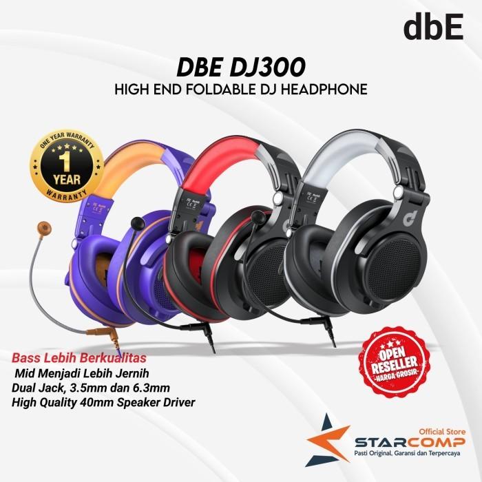 Gambar dbE DJ300 - High End Foldable DJ Headphone with Detachable Cable dari Starcomp Origin undefined Tokopedia