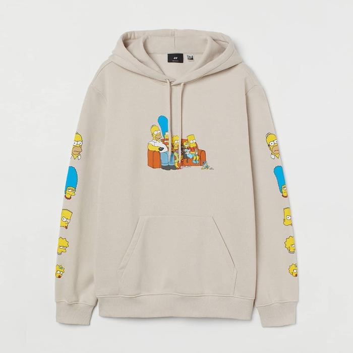 H&m Bart Simpson Hoodie H&M Homer Simpson Hoodie Womens