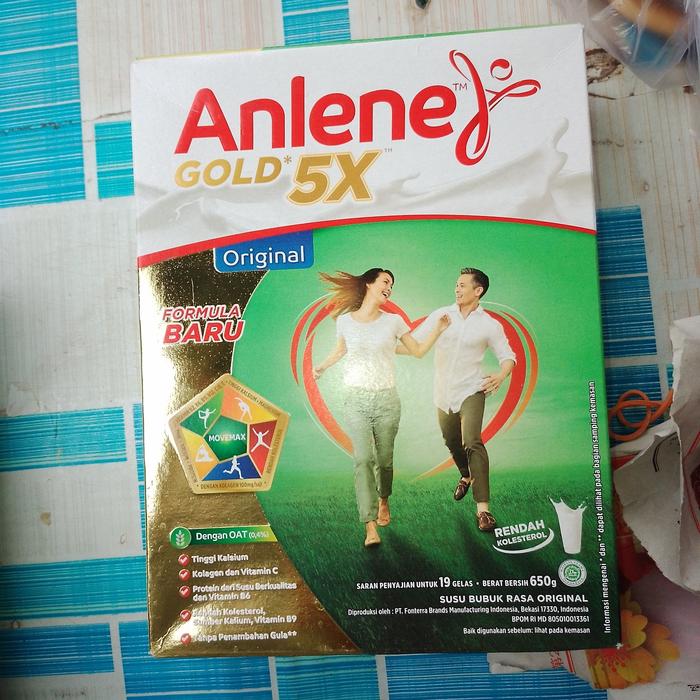 Gambar Susu ANLENE Gold 5x (Original / Vanila) - 650 gram - Original dari Toko Kelontong HOK undefined Tokopedia