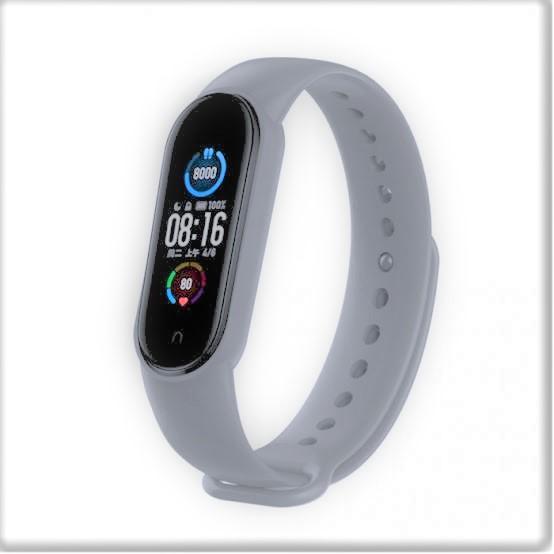 Gambar MI BAND 5 Strap Replacement Single Colour Miband Strap Smartband - Grey dari Digital Technology Official Store undefined Tokopedia