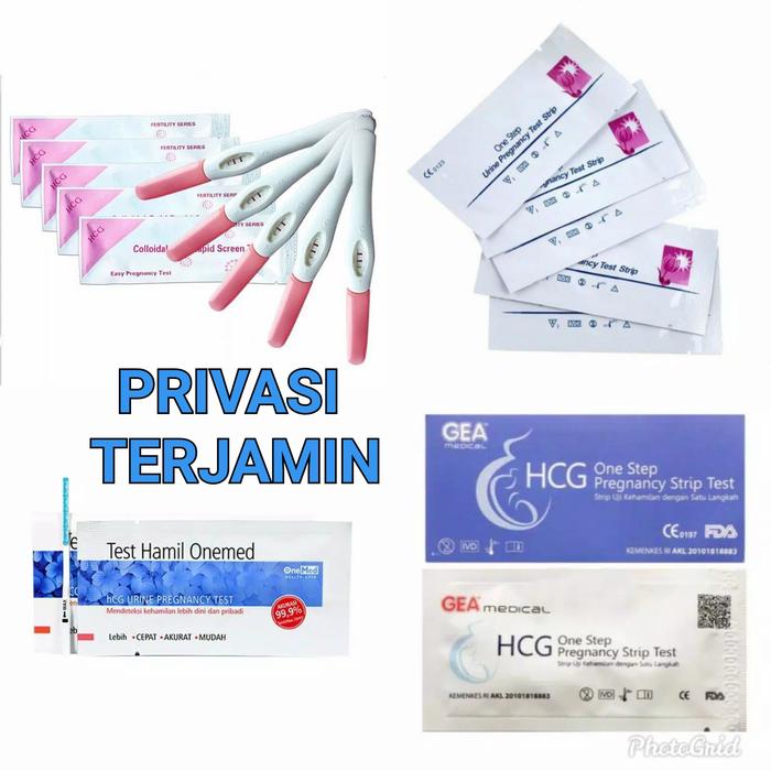 Gambar Alat tes Hamil test tespek kehamilan akurat onemed gea gold rapid - HCG Biru dari Toko Jempol Palembang undefined Tokopedia