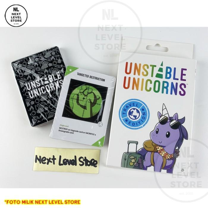 Gambar READI UNSTABLE UNICORNS : TRAVEL EDITION - UNICORN BOARD GAMES CARD dari judez undefined Tokopedia