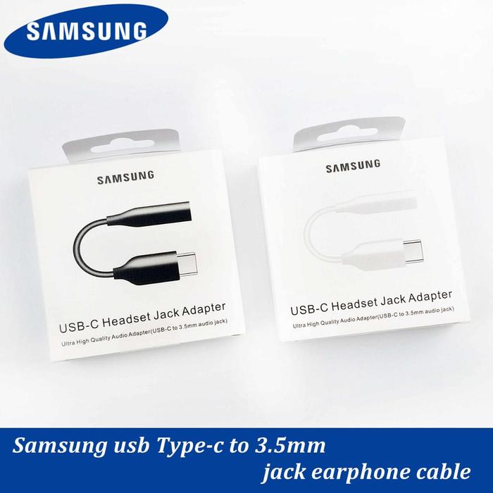 Jual SAMSUNG NOTE 10 PLUS EARPHONE HEADSET TYPE C AUDIO ADAPTER