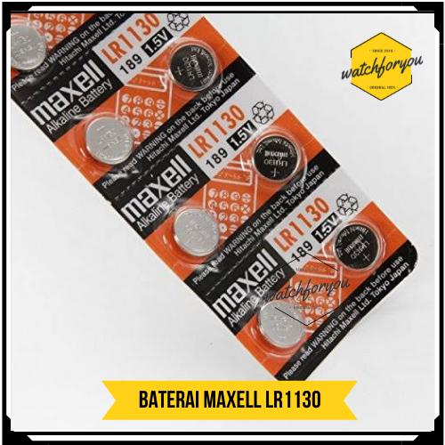 Gambar Baterai Kalkulator Jam Original Maxell LR41 LR44 LR1130 AG10 Batre - LR1130 dari WATCHFORYOU Official undefined Tokopedia