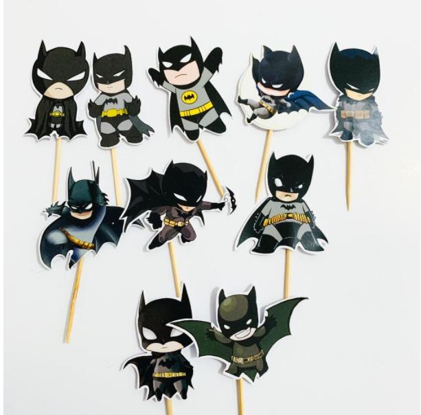 Gambar Batman Chibi Topper Cupcake Birthday / Hiasan Cupcake - Batman Chibi dari Blanjoku undefined Tokopedia