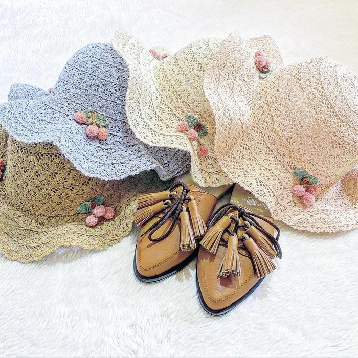 Gambar Hat Cherry 4 Warna - Macadamia Little Glamz dari Macadamia Little Glamz undefined Tokopedia