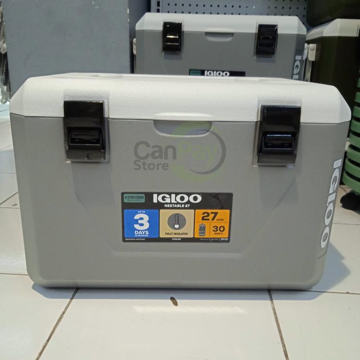 Jual Igloo Cooler Box Nestable 27 Liter Abu-abu Kota