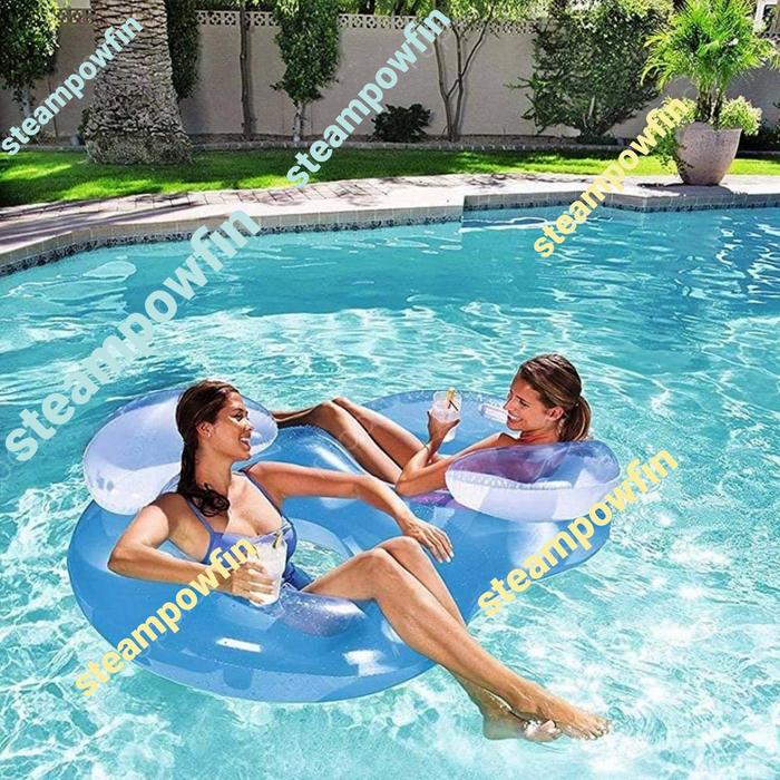 Jual Pelampung Ban Renang Lounge Single Duo Double Swim Ring Float