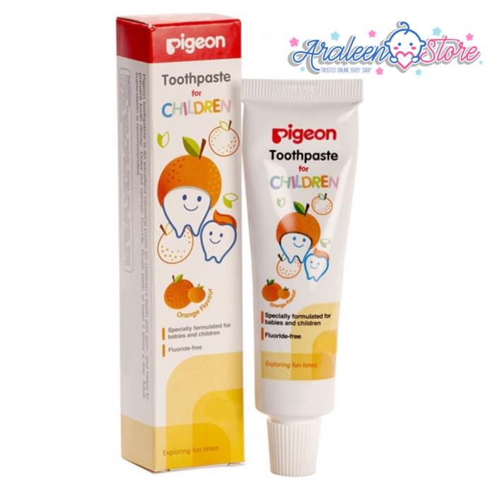 Gambar PIGEON Pasta Gigi Anak Odol Anak / Pigeon Toothpaste 45 gr - Orange / Jeruk dari araleen undefined Tokopedia