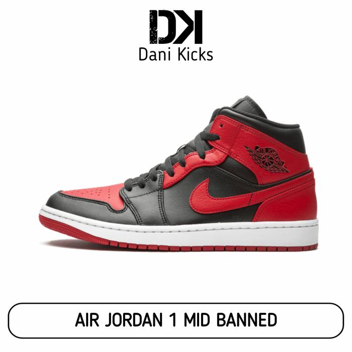 Jual Nike Air Jordan 1 Mid Banned 