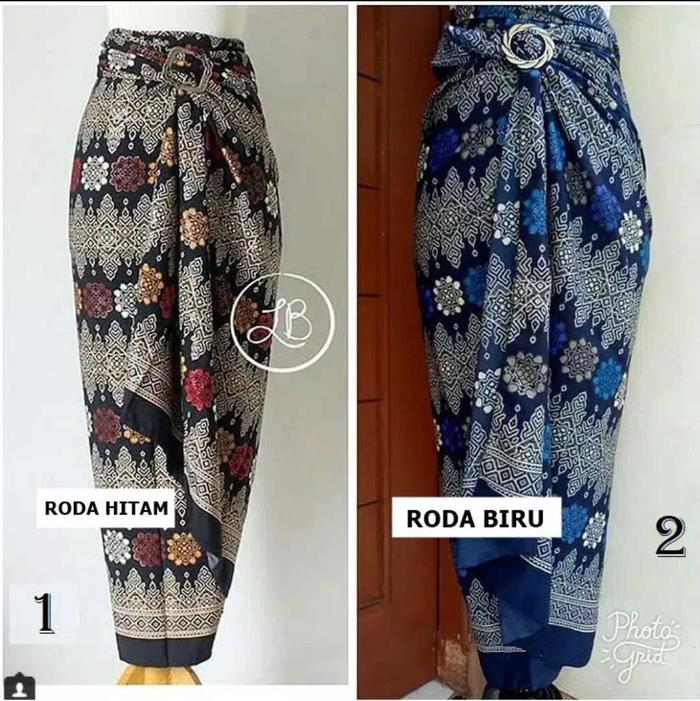 Gambar Rok Lilit Batik Murah / Rok Serut / Rok Wanita / Batik Wanita - NAVY dari TBK.Mande Azka undefined Tokopedia