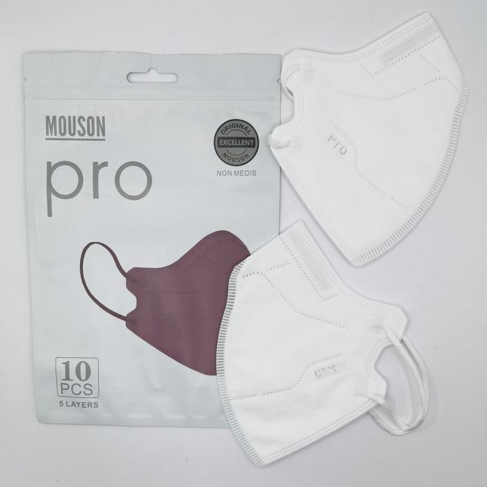 Gambar Masker KN95 Mouson Pro dan 5D Special Edition pilihan warna Trendy - Putih dari Grandezza.ID undefined Tokopedia