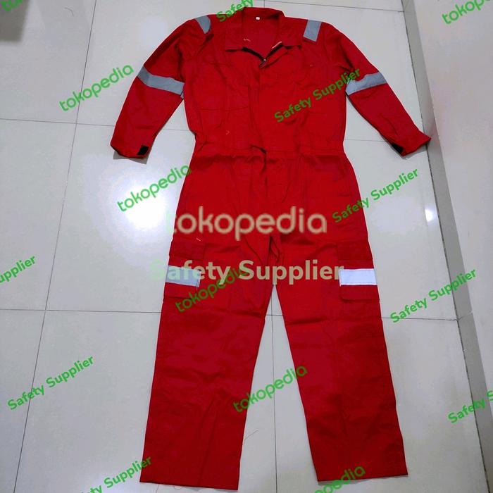 Gambar wearpack drill merah (khusus jual dibatam) - XL dari Safety supplier undefined Tokopedia