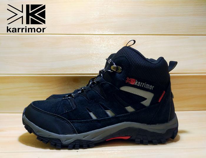 Gambar sepatu gunung pria wanita Karrimor Abu sepatu hiking-tracking pria - New Hitam, 40 dari Familysport93 undefined Tokopedia