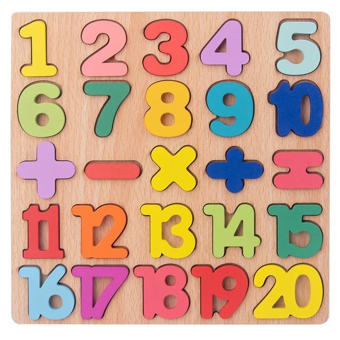 Gambar Puzzle Kayu WOODEN KNOB mainan edukasi anak balita alfabet hijaiyah - NON KNOB, SHAPE dari Mamia Sale undefined Tokopedia