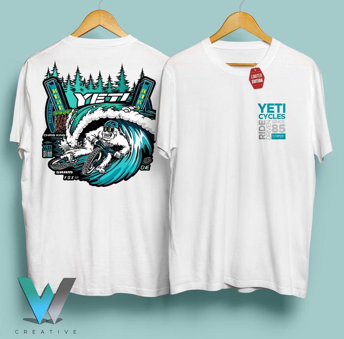 Gambar Kaos Yeti,Sepeda,Enduro,MTB. - Orange dari Cititex MTB undefined Tokopedia