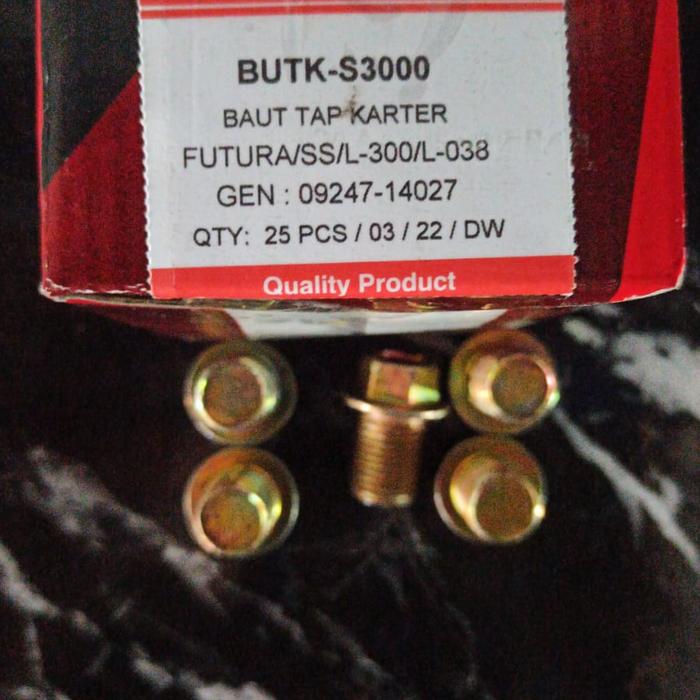 Gambar BAUT TAP KARTER OLI MESIN FUTURA T120SS M14 L300 CARRY 1.3 1.5 BautTap dari ahabitshop undefined Tokopedia