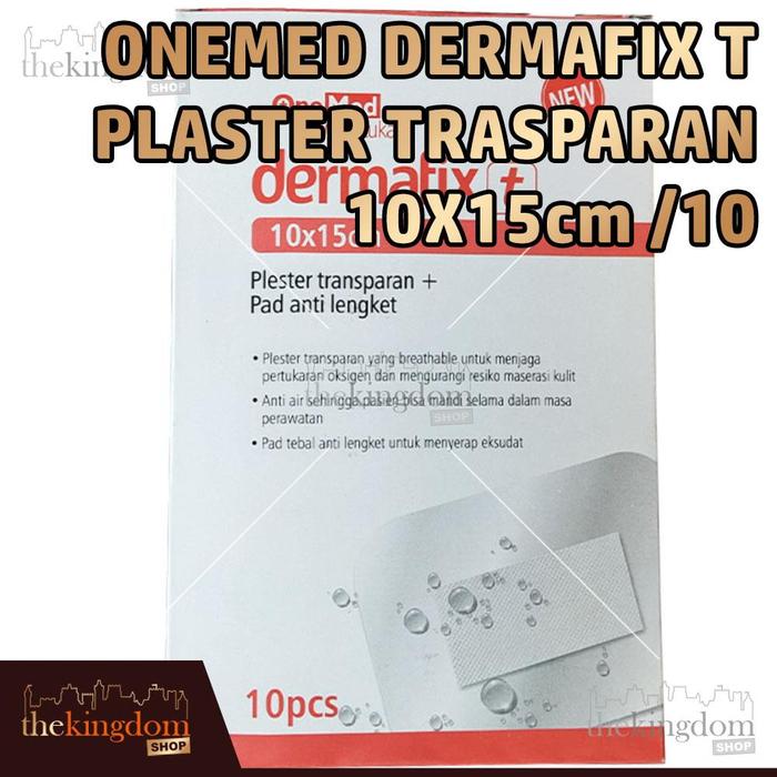 Gambar Onemed Dermafix T Plester Luka Anti Air Transparant Box P3K - 10x15 cm /10, Packing Bubble dari The Kingdom Shop undefined Tokopedia