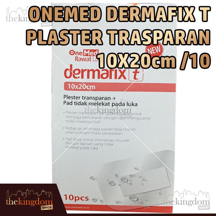 Gambar Onemed Dermafix T Plester Luka Anti Air Transparant Box P3K - 10x20 cm /10, Packing Bubble dari The Kingdom Shop undefined Tokopedia