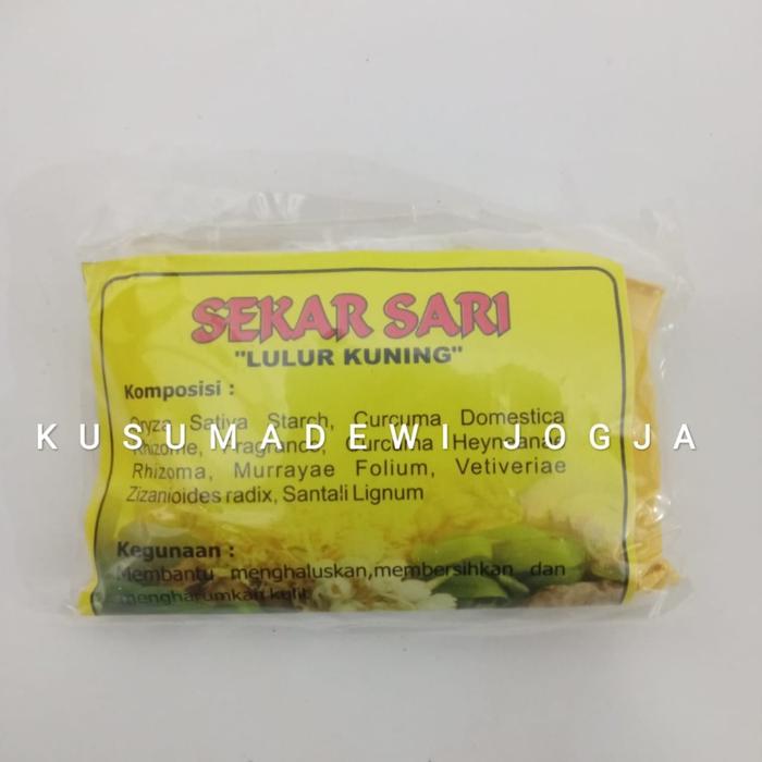 Gambar sekar sari lulur kuning - satuan dari Kusuma Dewi Jogja undefined Tokopedia
