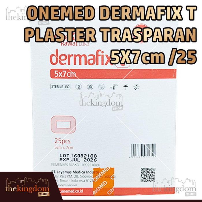 Gambar Onemed Dermafix T Plester Luka Anti Air Transparant Box P3K - 5x7 cm /25, Packing Plastik dari The Kingdom Shop Kota Administrasi Jakarta Utara Tokopedia