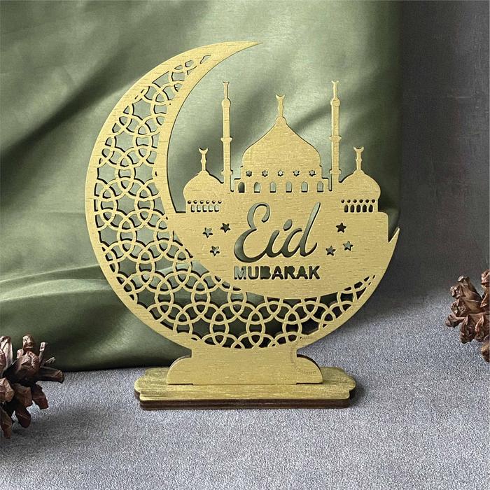 Jual Standing Hiasan Display Dekorasi Lebaran Idul Fitri Eid Mubarak Di