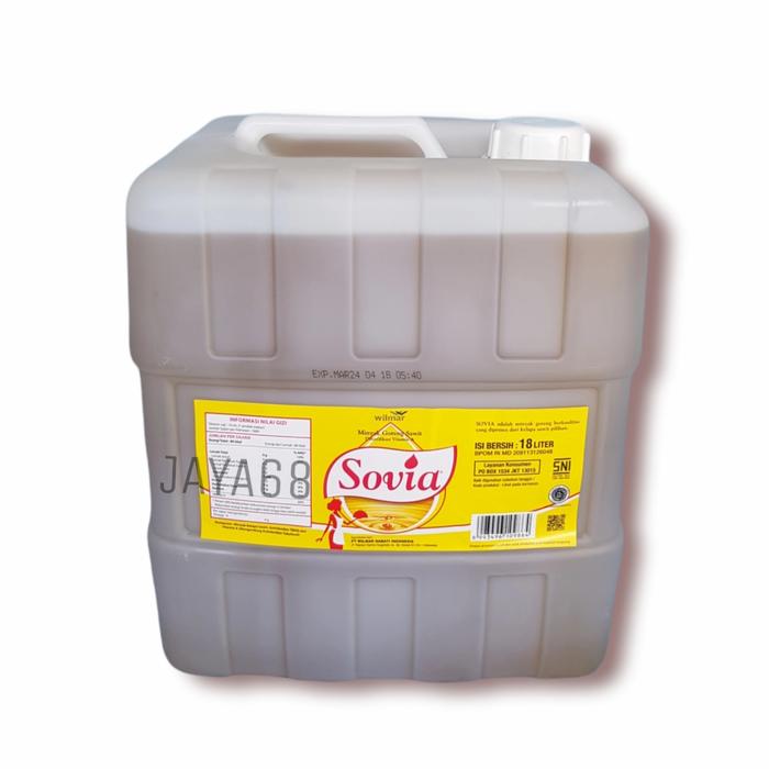 Gambar minyak goreng 18 liter SOVIA JERIGEN dari Jaya68 undefined Tokopedia
