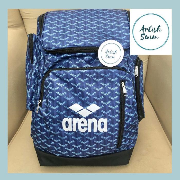 Arena Spiky III Backpack 35L - Unisex Swim Bag With Water-Repellent Fabric, Padded Straps & Multiple Compartments