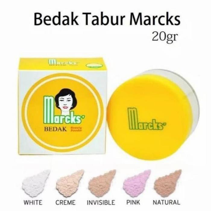 Gambar Marcks active bedak tabur 20g - white dari LarissaBelle undefined Tokopedia