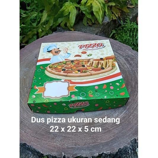 Gambar Dus pizza 22 x 22 x 5 cm / Box pizza duplex PERPACK dari Felice Luxury Packaging undefined Tokopedia