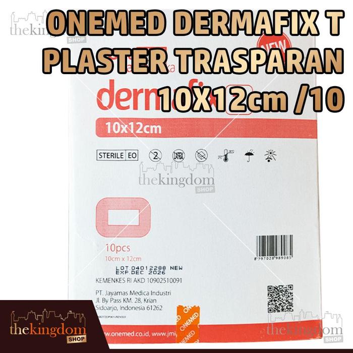 Gambar Onemed Dermafix T Plester Luka Anti Air Transparant Box P3K - 10x12 cm /10, Packing Bubble dari The Kingdom Shop undefined Tokopedia