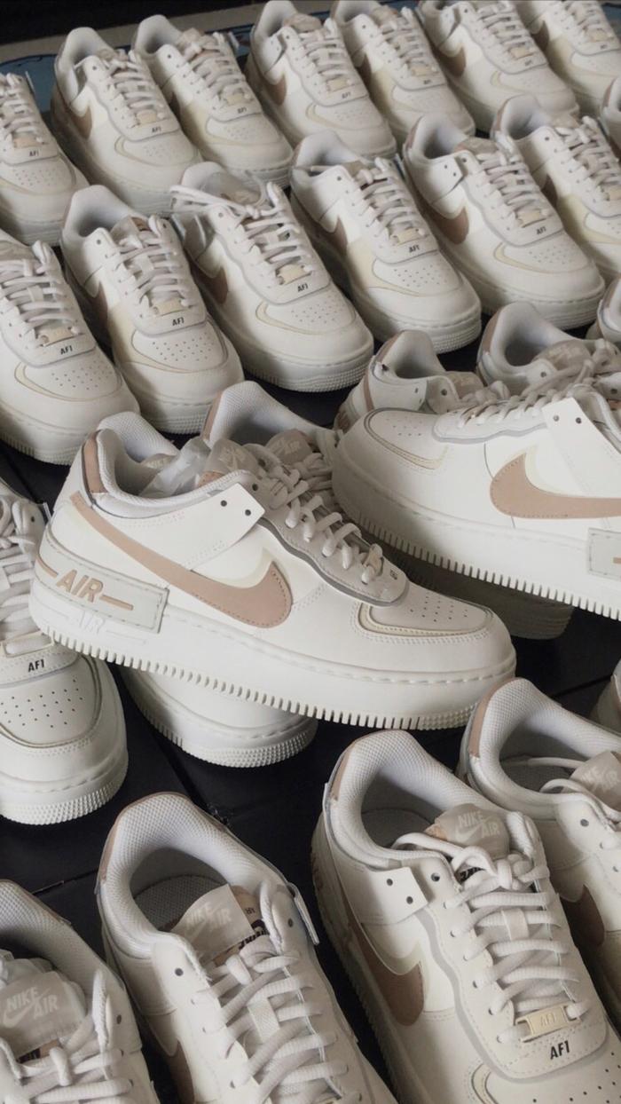 Jual Nike Air Force Shadow Fossil Light Bone Original Kota - Technical View