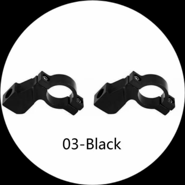 Gambar Dudukan spion sepeda motor universal - Hitam dari Cip Motor undefined Tokopedia