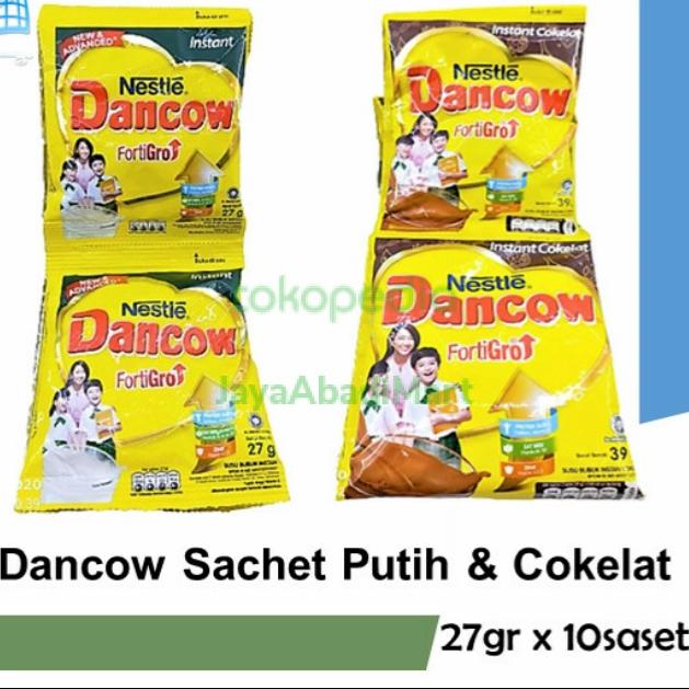 Gambar Dancow Sachet Isi 10 Sachet Varian - NEW ADVANDED dari JayaAbadiMart undefined Tokopedia