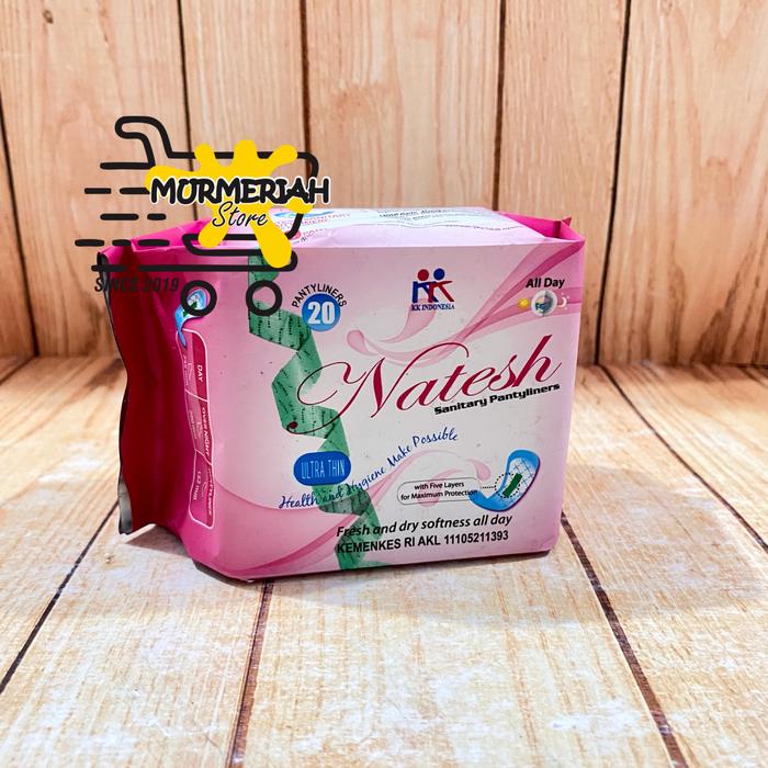 Gambar NATESH PANTYLINERS ALL DAY isi 20 pcs Sanitary Fresh & Softness dari Murmeriah Store undefined Tokopedia