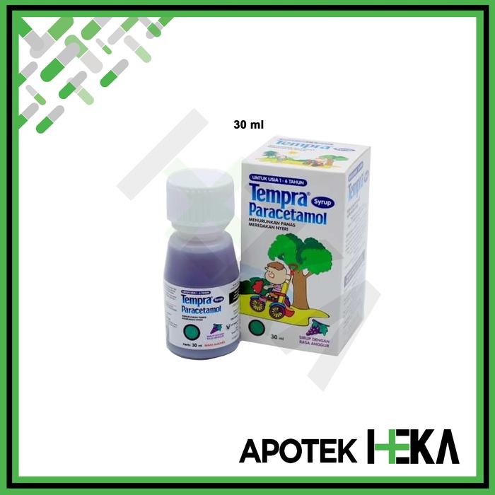 Gambar Tempra Syrup Sirup Rasa Anggur 30 ml / 60 ml / 100 ml Demam Anak - 30 ml dari Apotek Heka Semarang undefined Tokopedia
