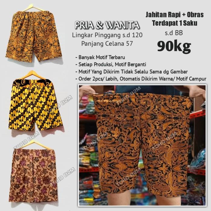 Gambar Celana Kolor Jumbo Pria & Wanita - Celana Jumbo B2M - BB s.d 90 kilo dari B2M undefined Tokopedia