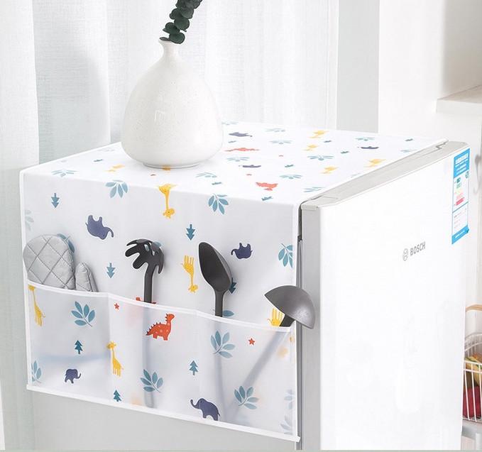 Gambar Taplak Kulkas Mesin Cuci Penutup Sarung Cover Alas Kantong Storage AC - Dino dari Sejati Official Store undefined Tokopedia