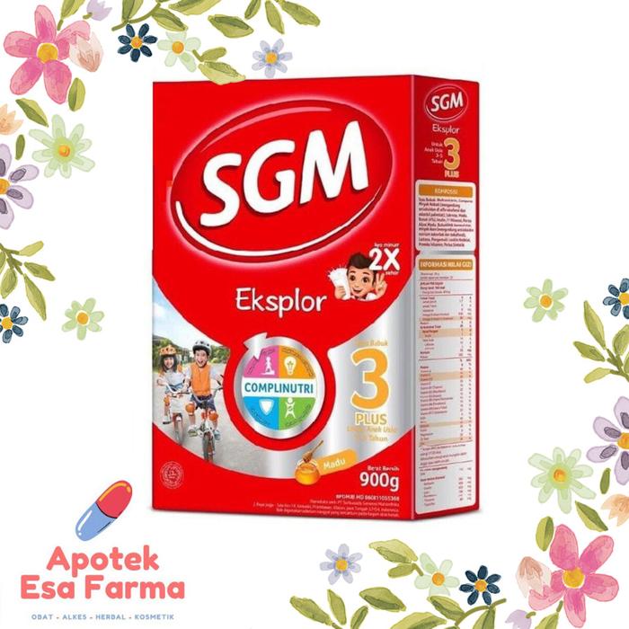 Gambar SGM Eksplor 3 Plus Susu Pertumbuhan 3-5 Thn Madu Vanila Coklat 900 gra dari Apotek Esa Farma undefined Tokopedia