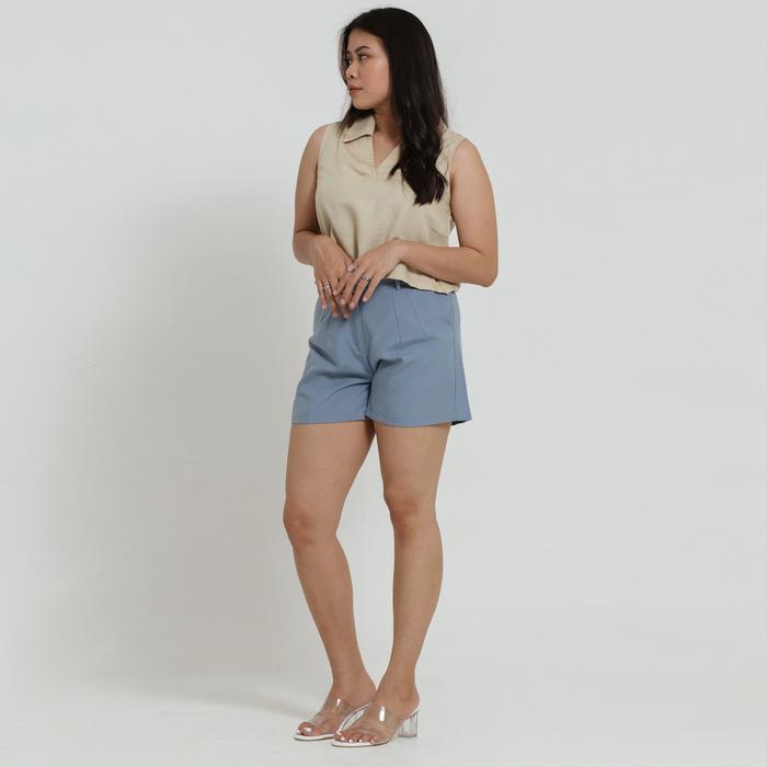 Gambar Cloth Inc TENCEL Polo Crop Top - Creme, XS dari Cloth Inc undefined Tokopedia