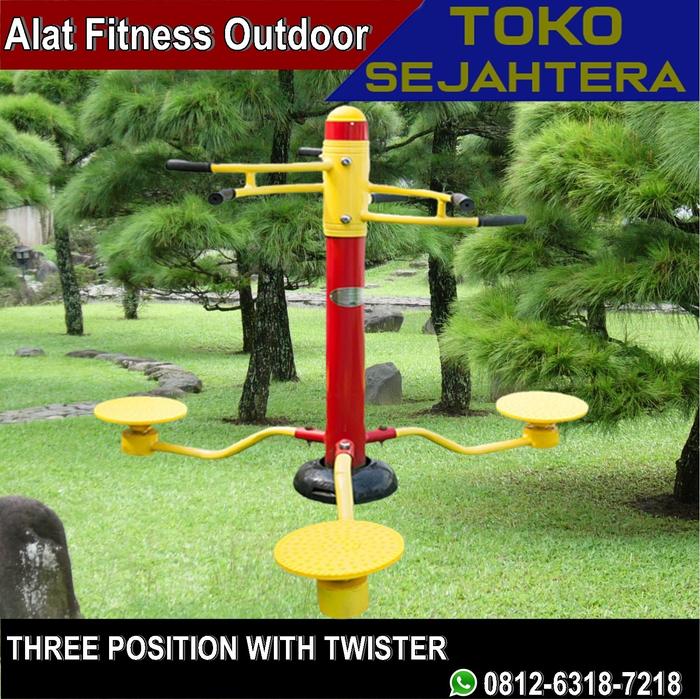 Jual Alat Fitness Outdoor Three Position Waist Twister