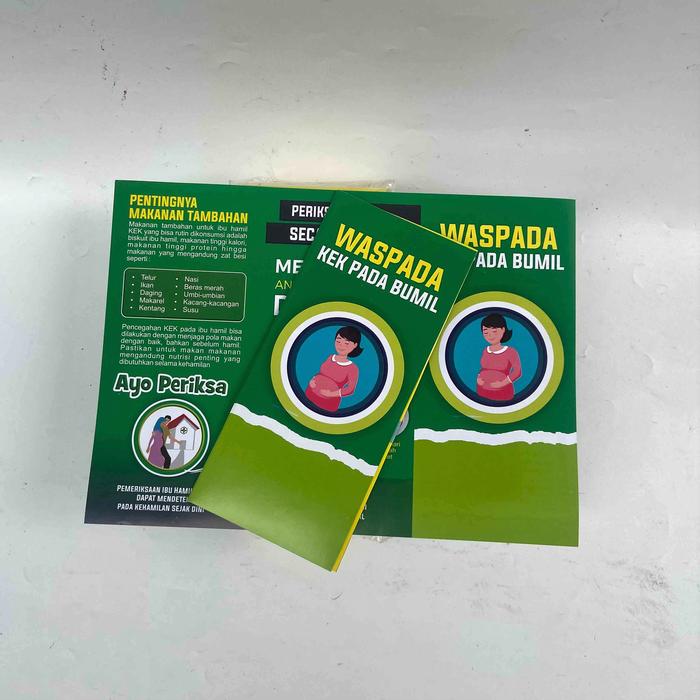Gambar Leaflet Gizi, Brosur Kesehatan - Waspada KEK pada Bumil - Isi 25 lembar dari Sahabat Sejasa undefined Tokopedia