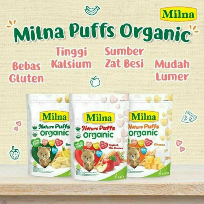 Gambar Milna Nature Puff - Banana dari leni baby shop undefined Tokopedia